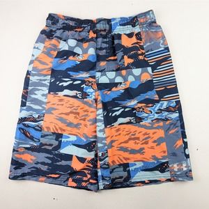 Under Armour Blue/Orange Swim Shorts